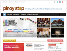 Tablet Screenshot of pinoystop.org